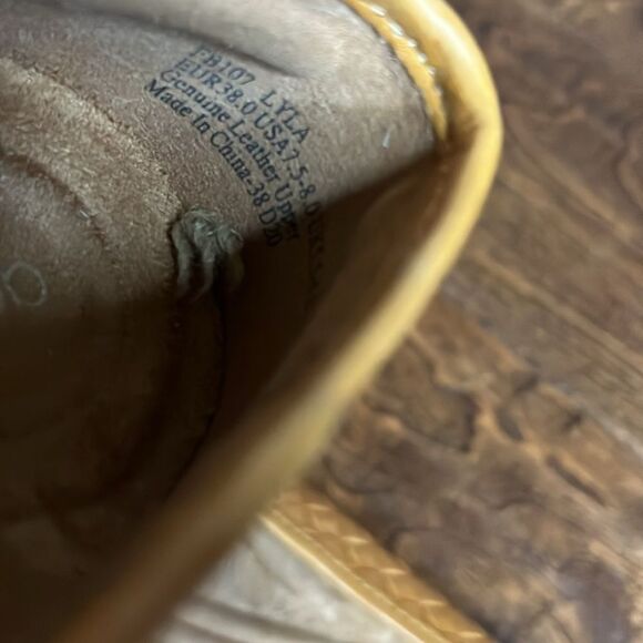 Aetrex Lyla Ballet Flats Woven Leather, size 38 EU/7.5-8 US - Picture 6 of 9